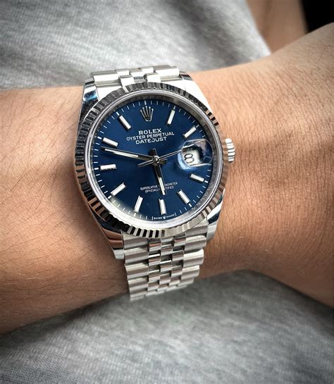 rolex datejust 36 on wrist men|2021 rolex datejust 36.